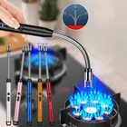 Rechargeable Flameless & Windproof Gas Lighter with LED Battery Indicator (Multicolor, Pack of 1)