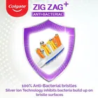 कोलगेट ज़िगज़ैग मीडियम ब्रिसल टूथब्रश - 3 Pc