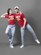 Rigo Casual Cotton Couple T-Shirt 