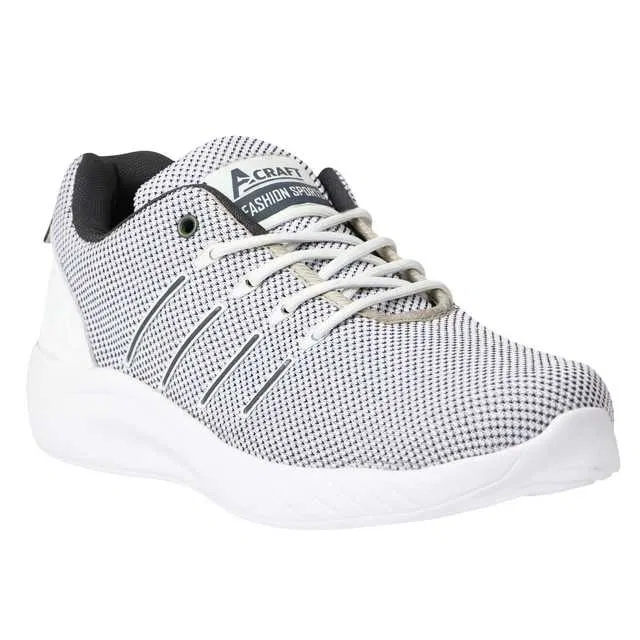 Men's Running Shoes (Grey, 8) (V-183)