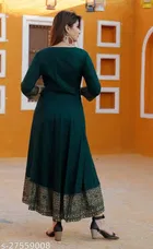 Cotton Blend Printed Kurti with Dupatta for Women 