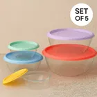 ALL TIME 5 Pcs Round Container Set 