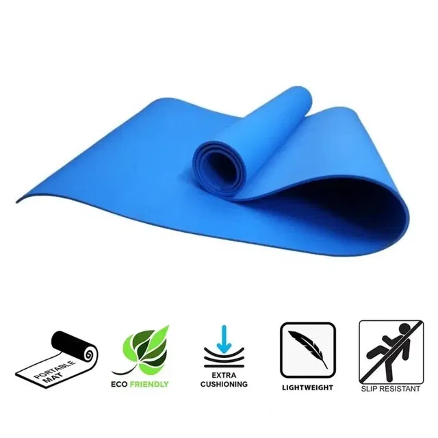 Yoga Mat 4 mm Anti slip for Home Gym & Outdoor Workout (Pack of 1)
