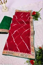 Georgette Printed Saree for Women 