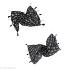 Chiffon Scarves for Women, Black, Pack of 2