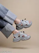 Shoetopia Women's Floaters - Grey 