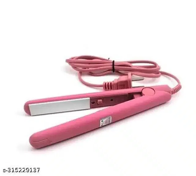 Plastic Hair Straightener (Pink)