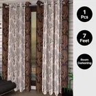 Alaqsa Brown Tree Polyester Door Curtain 7Ft Pack Of 1