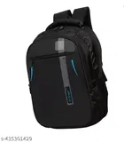 Polyester Backpack for Men & Women, Black