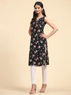 Crepe Printed Kurti for Women 