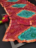 Georgette Printed Saree for Women 