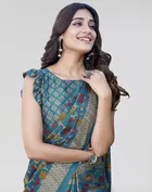 Chiffon Printed Saree for Women 