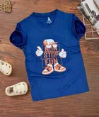 Cotton Printed Round Neck T-Shirt for Kids 