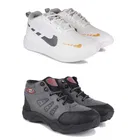 Sports Shoes for Men, Multicolor, Pack of 2 