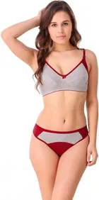 Cotton Blend Lingerie Set for Women 