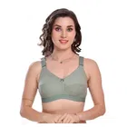 Cotton Blend Solid Non-Padded Bras for Women, Pack of 3 