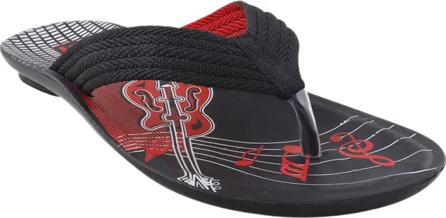 Flats for Women (Red, 6)
