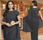 Net Solid Saree for Women 