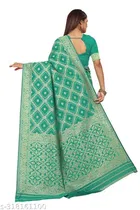 Banarasi Silk Zari Woven Saree for Women 