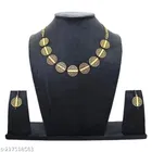 Alloy Necklace with Earrings for Women 