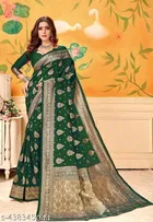 Banarasi Silk Zari Woven Saree for Women 