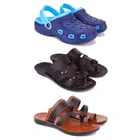 Combo of Clogs with Slippers for Men 