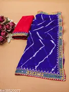 Georgette Printed Saree for Women 
