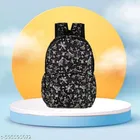 Polyester Backpack Bag, Black