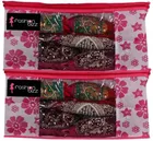 Non Woven Printed Saree Cover (Multicolor, Pack of 2)