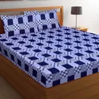 Printed Double Bedsheet with 2 Pillow Covers 