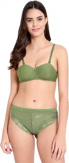 Cotton Blend Lingerie Set for Women 