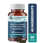 CARBAMIDE FORTE Multivitamin for Men & Women with Probiotics Supplement | Multivitamin Tablets (30 No)