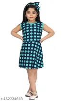 Crepe Frock for Girls 