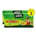 Indian Origins Green Tea Honey & Lemon - 2X25 Pcs (Pack of 2)