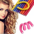 Hair Curling Flexi Rods 10 Pieces Magical Hair Foam Rollers Soft Twist Curler Rods for Your Hair Without Heat Hair Bendy Styling Curly Hairstyle Sticks Hair Pin Combo Pack of 10 Pcs
