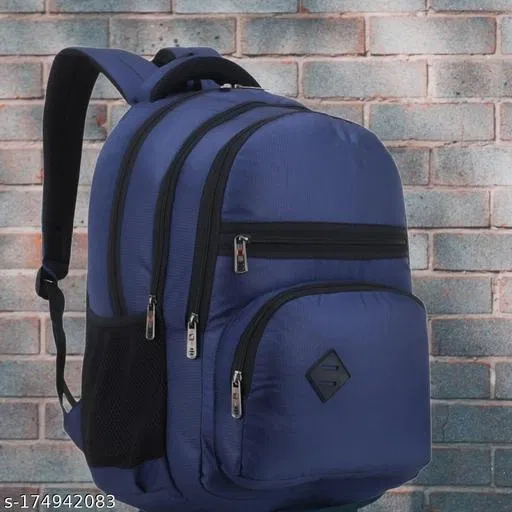 Rubber Backpack for Men & Women, Blue