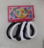Fabric Hair Rubber Bands for Women, Pack of 72 