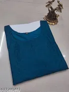 Net Kurti for Women, Blue 
