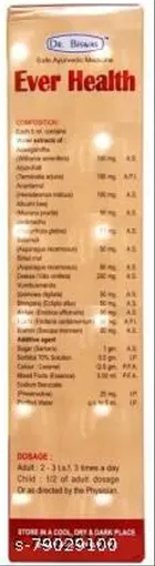 Dr. Biswas Ever Health Tonic For Weakness, Weight Loss, Insomnia, Loss Of Appetite 450 Ml 
