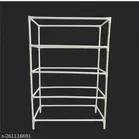 5 Layer Plastic Collapsible Shoe Rack 