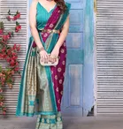 Art Silk Printed Saree for Women 