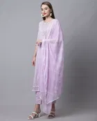 Cotton Cambric Printed Kurta Set for Women 