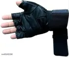 Nylon Exercise Gloves (Black)