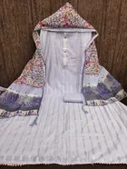 Jacquard Unstitched Dress Material for Women 