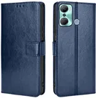 Infinix Hot 12 Pro Artificial Leather Mobile Flip Cover 