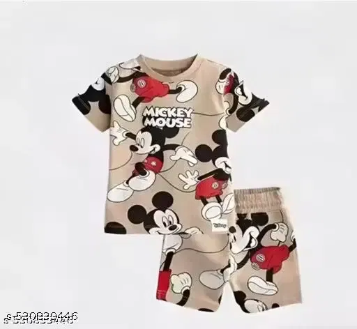 Poly Blend Clothing Set for Kids, Muticolour  (18-24 Months)