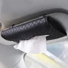 Car Tissue Holder, Sun Visor Tissue Holder, Car Visor Napkin Holder, PU Leather Backseat Tissue Case for Car 