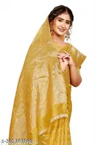 Organza Zari Woven Saree for Women 