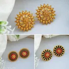 Gold-Plated Earrings/Studs/Bali Combo For Women'S/Girls