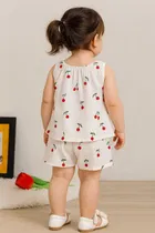 Cotton Printed Clothings Set for Girls 